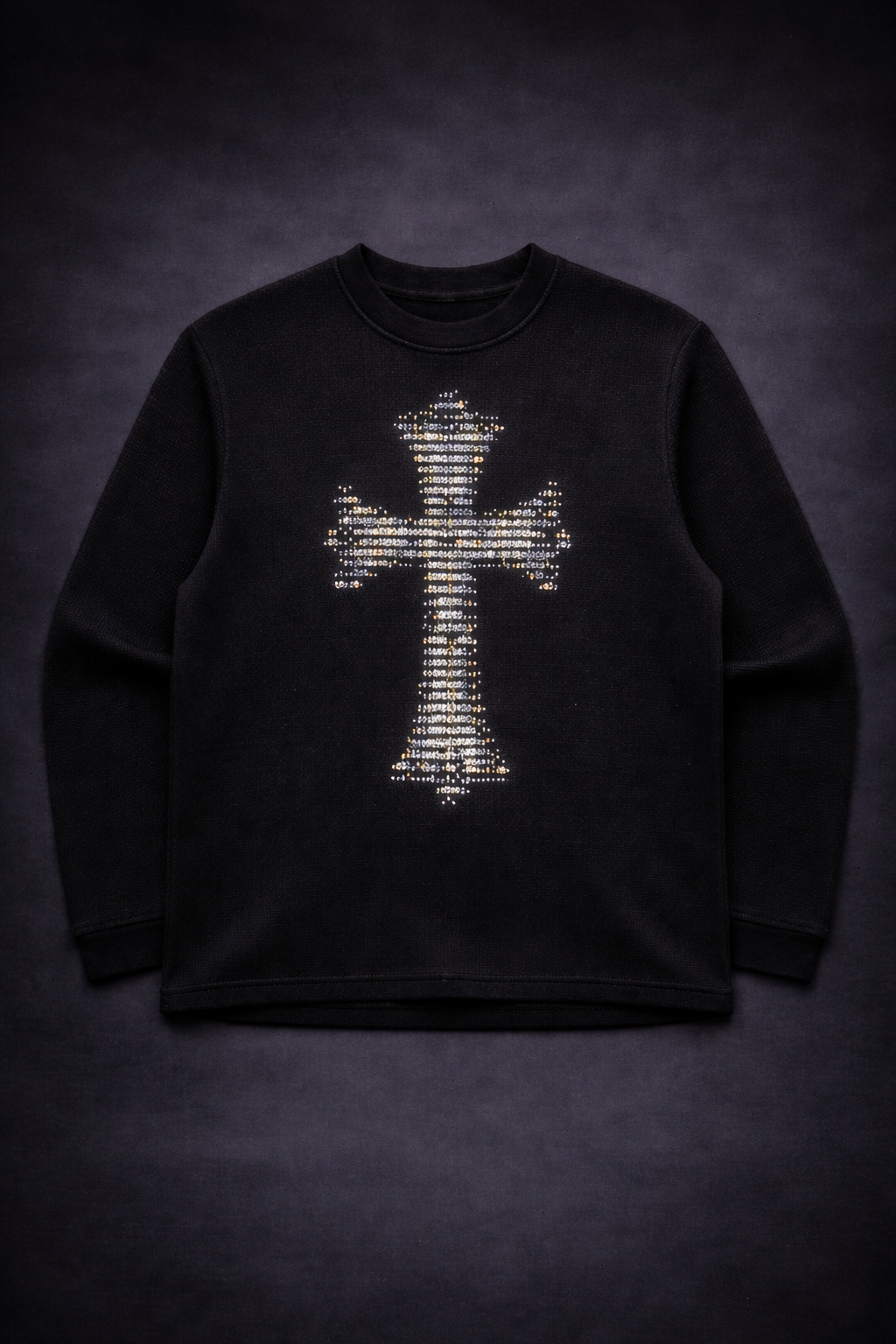 REDEMPTION WAFFFLE KNIT CROPPED TEE